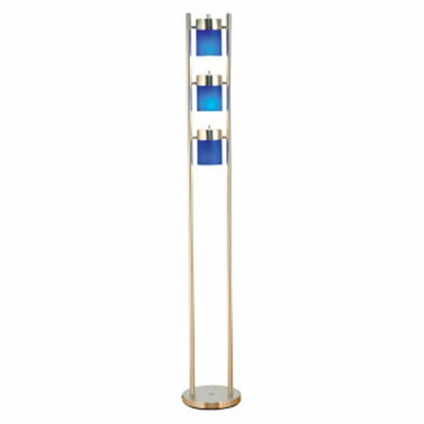 Yhior 3-Light Adjustable Floor Lamp - Blue YH3121776